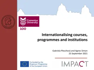 Enhancing Internationalisation in Higher Education: Strategies and Best Practices