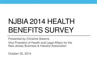 Insights from NJBIA 2014 Health Benefits Survey