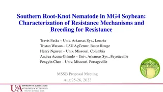 Characterization of Resistance Mechanisms in MG4 Soybean against Southern Root-Knot Nematode