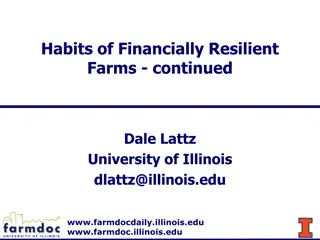 Financial Resilience Habits on Illinois Farms: Insights from a Profitability Study