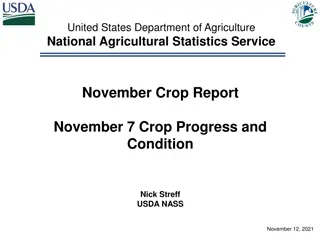 Nebraska Agricultural Statistics Report November 2021