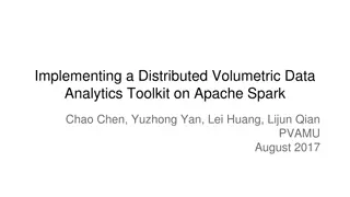 Distributed Volumetric Data Analytics Toolkit on Apache Spark