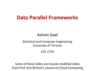 Understanding Data Parallel Frameworks in Web-Scale Applications