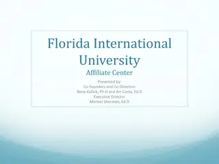 Florida International University Affiliate Center - Transforming Schools through Habits of Mind