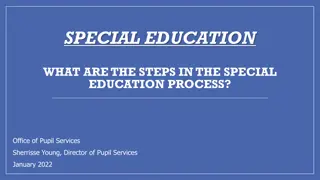 The Special Education Process