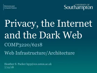 Exploring Privacy on the Web: Understanding the Deep and Dark Web