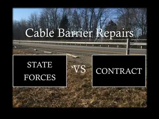 Cable Barrier Repairs and Maintenance Details