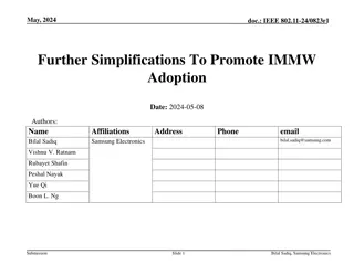 Simplifying IMMW Adoption through DL-Only Mode in mmWave Technology