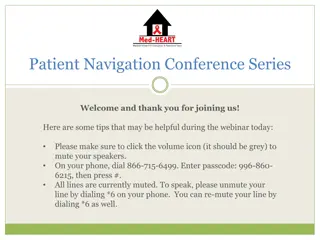 Patient Navigation Conference Series: Housing and Patient Support Strategies