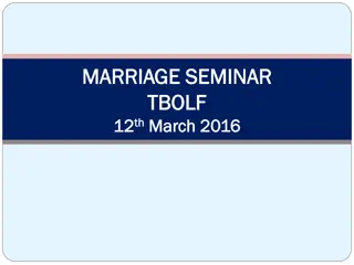 Expectations and Roles in Marriage Seminar Insights