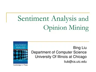 Sentiment Analysis and Opinion Mining