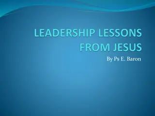 Leadership Lessons from Jesus: Confirmation, Qualities, and Influence