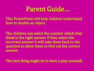 Interactive Doubling Machine for Children's Learning