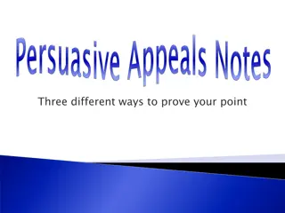 Effective Persuasion Strategies: Logos, Pathos, and Ethos