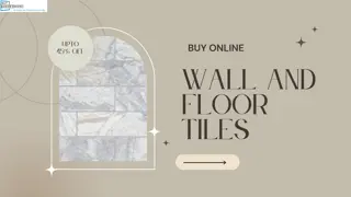 Upgrade Your Home with Stylish Wall and Floor Tiles – Buy Online | California