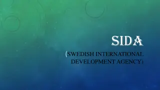 Swedish International Development Agency (SIDA) - Promoting Global Development and Equality