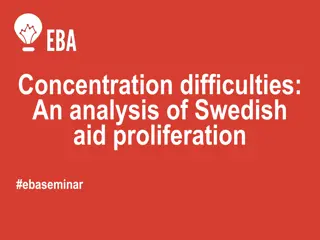 Swedish Aid Proliferation: Challenges and Solutions