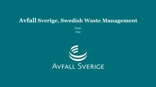 Sustainable Practices in Swedish Waste Management