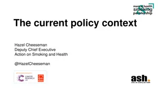 Addressing Smoking Disparities in Mental Health Populations