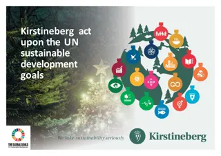 Sustainable Development Efforts at Kirstineberg: Taking Action on UN Goals