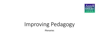 Enhancing Learning Through Effective Pedagogy in Plenaries