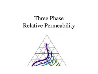 Three-Phase Relative Permeabilities in Reservoir Engineering