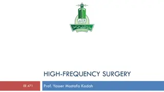 High-Frequency Surgery: Applications and Effects