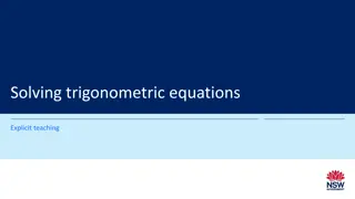 Solving Trigonometric Equations with Inverse Functions