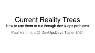 Current Reality Trees in DevOps Problem-solving