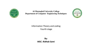 Probability in Information Theory and Coding at Al-Mustaqbal University College