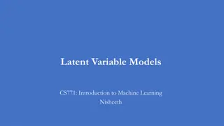 Latent Variable Models in Machine Learning