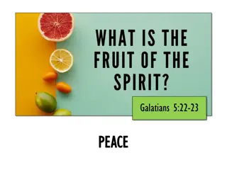 Exploring the Theme of Peace in Galatians 5:22-23