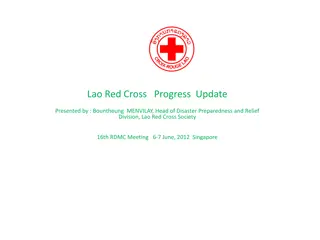 Progress Update of Lao Red Cross Disaster Preparedness and Relief Division