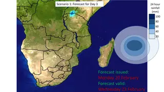 Tropical Low Pressure Update and Rainfall Forecasts in Mauritius