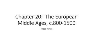 Life in European Middle Ages: Social Structure and Daily Practices