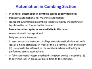 Automation in Combing Section: Transport and Machine Automation