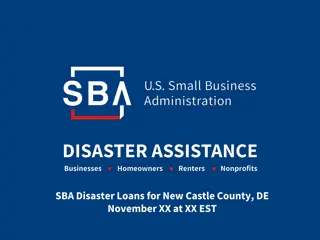 SBA Disaster Loans for New Castle County, DE