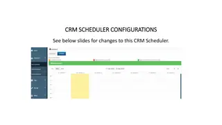 Customizable CRM Scheduler with Appointment Calendar for Clients