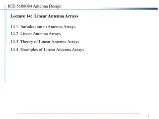 Linear Antenna Arrays: Theory and Applications