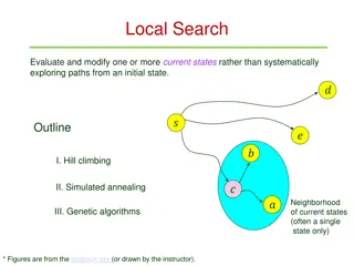 Local Search Algorithms for Optimization