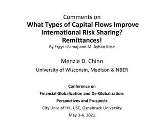 Impact of Remittances on International Risk Sharing