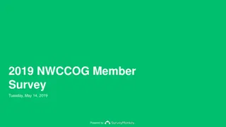 NWCCOG Member Survey 2019 Insights