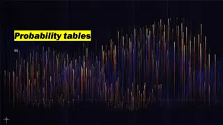 Understanding Probability Tables and Venn Diagrams