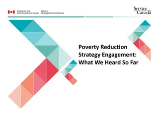 Insights on Canadian Poverty Reduction Strategy Engagement