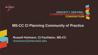 MS-CC CI Planning Community of Practice Timeline 2023-2024