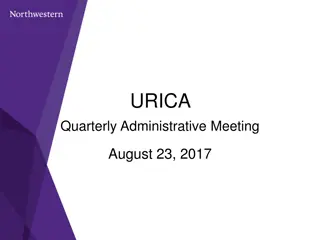 URICA Quarterly Administrative Meeting Highlights