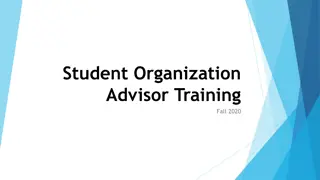 Student Organization Advisor Training Fall 2020 at Bellevue College