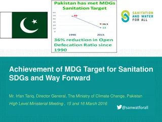 Achieving MDG Target for Sanitation: Pakistan’s Success Story and Future Directions