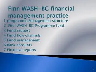 Financial Management Structure for Finn WASH-BG Programme