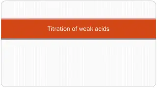 Titration of Weak Acids and Amino Acids